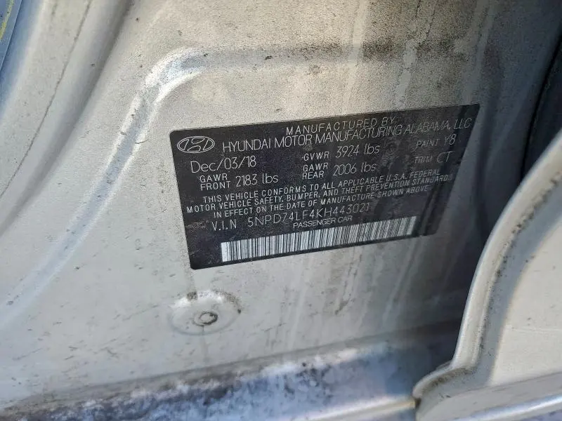 2019 HYUNDAI ELANTRA SE  