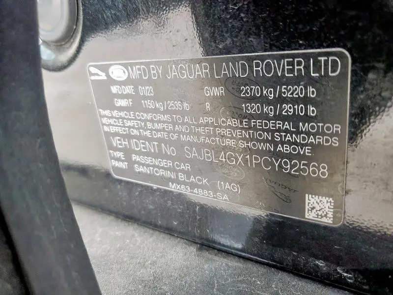 2023 JAGUAR XF R-DYNAMIC SE