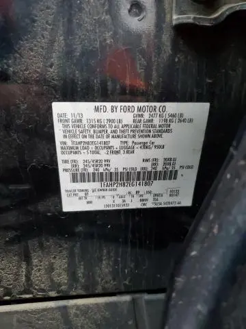 2014 FORD TAURUS SEL