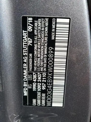 2019 MERCEDES-BENZ A 220  