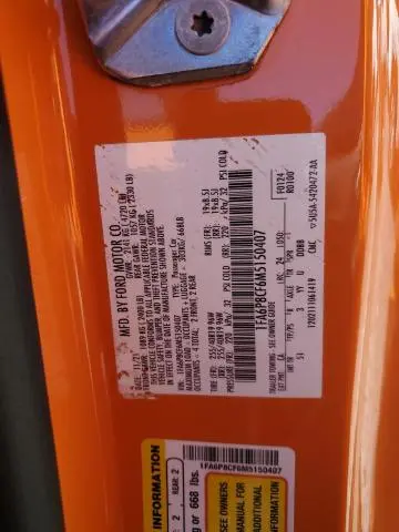 2021 FORD MUSTANG GT  