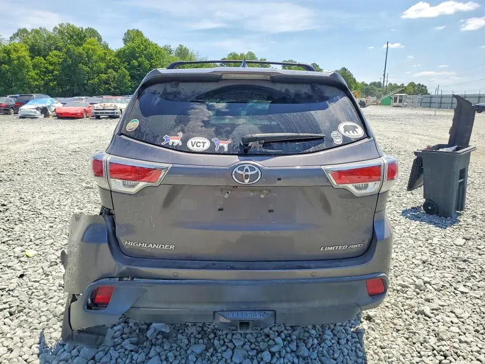 2015 TOYOTA HIGHLANDER LIMITED PLATINUM  