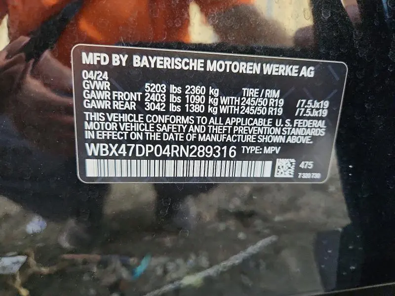 2024 BMW X3 SDRIVE30I  