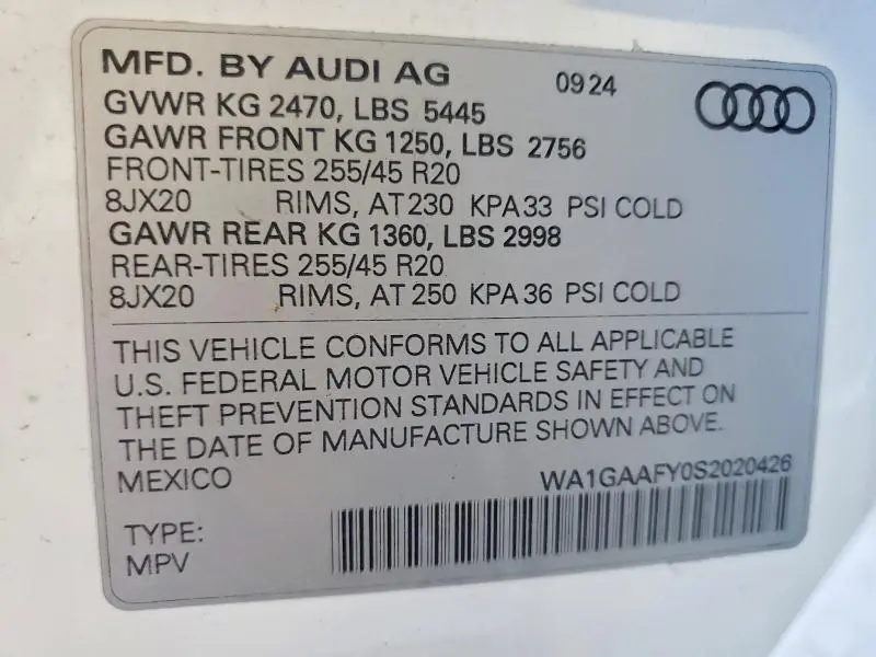 2025 AUDI Q5 PREMIUM 45  