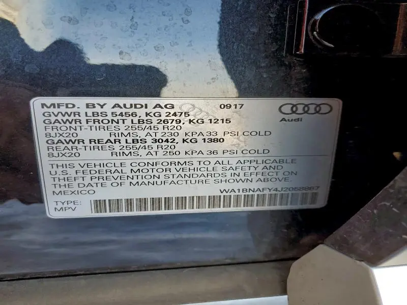 2018 AUDI Q5 PREMIUM PLUS  