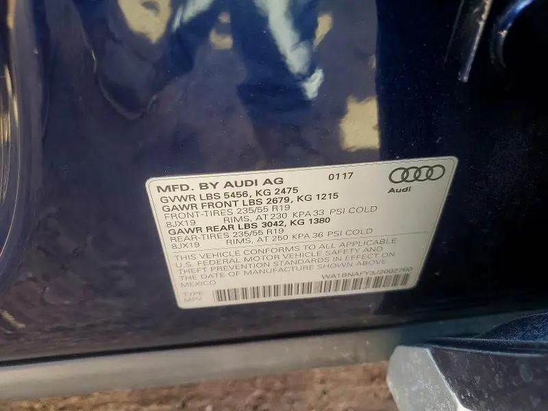 2018 AUDI Q5 PREMIUM PLUS  