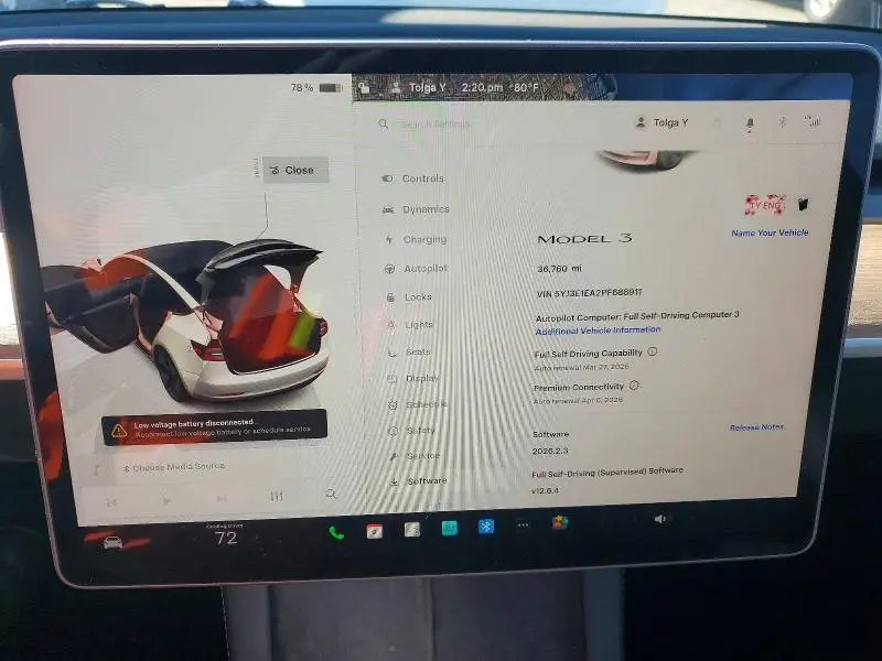 2023 TESLA MODEL 3   