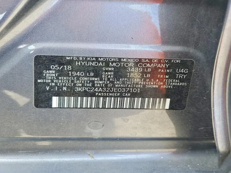 2018 HYUNDAI ACCENT SE  