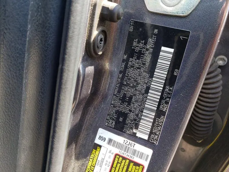 2011 TOYOTA TUNDRA DOUBLE CAB SR5  