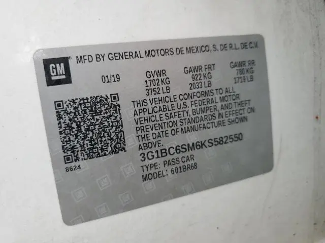 2019 CHEVROLET CRUZE LS  