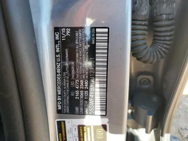 2016 MERCEDES-BENZ C 300 4MATIC  