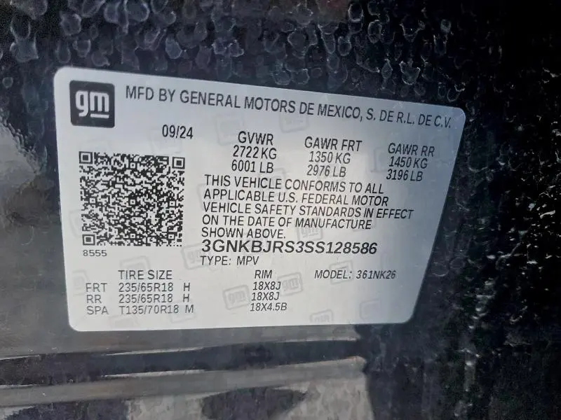 2025 CHEVROLET BLAZER 3LT  