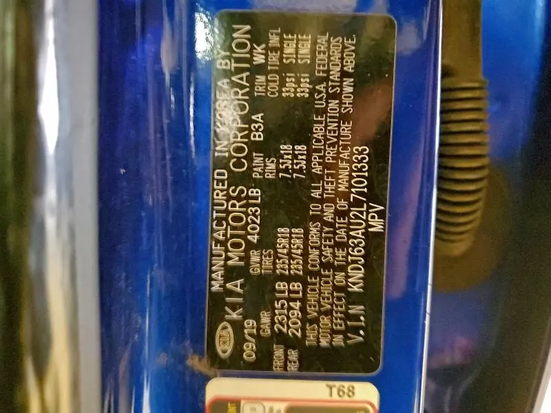 2020 KIA SOUL GT LINE  