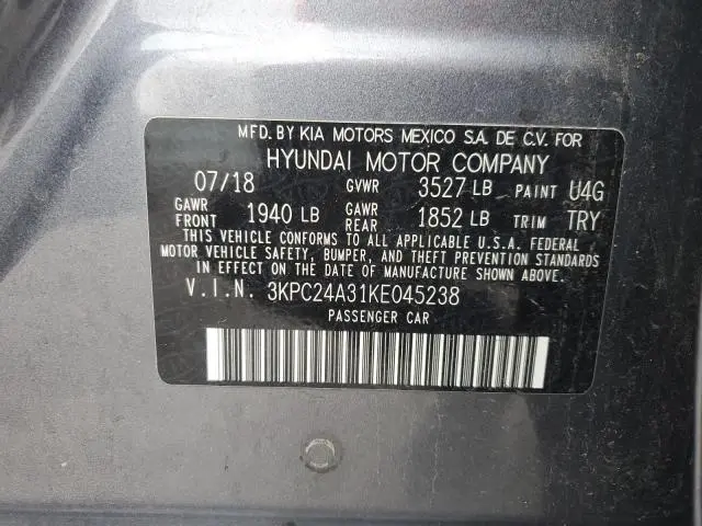2019 HYUNDAI ACCENT SE  