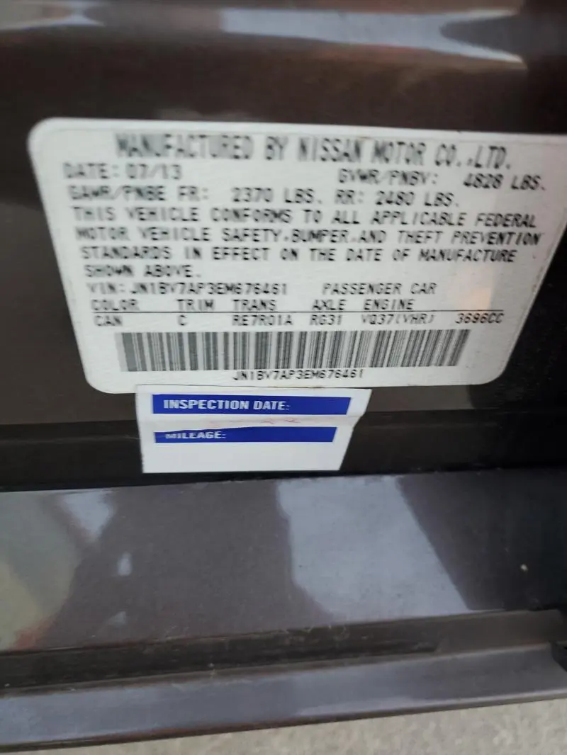 2014 INFINITI Q50 BASE  