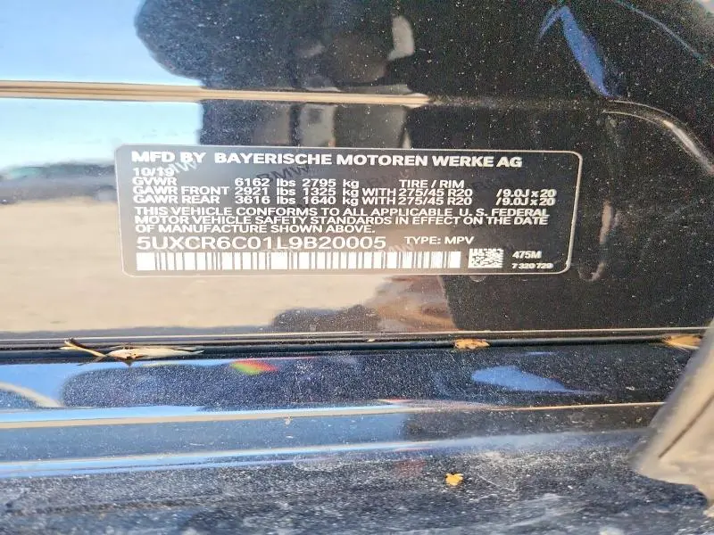 2020 BMW X5 XDRIVE40I  