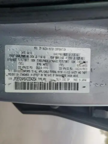 2010 MAZDA CX-7   