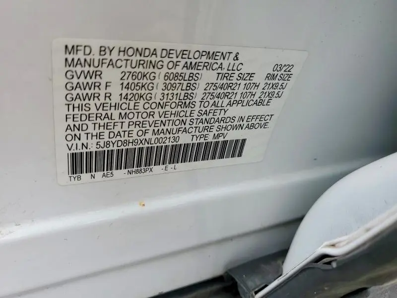 2022 ACURA MDX TYPE S  
