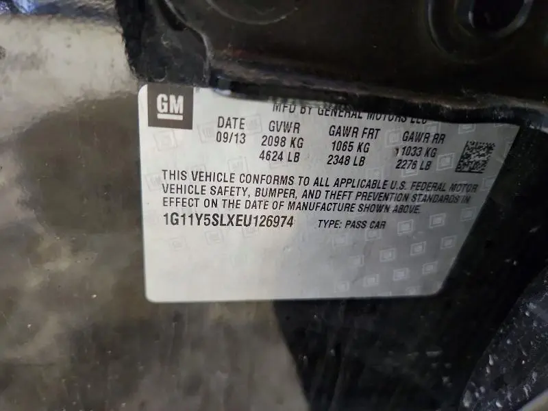2014 CHEVROLET IMPALA LS  