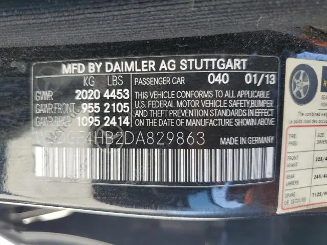 2013 MERCEDES-BENZ C 250  
