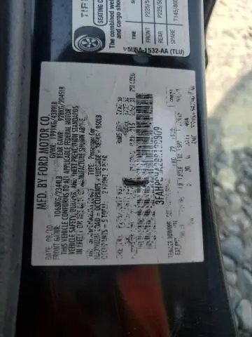 2011 FORD FUSION SE