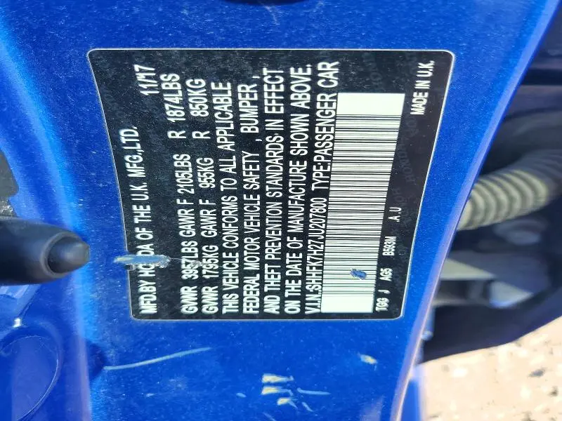 2018 HONDA CIVIC LX  