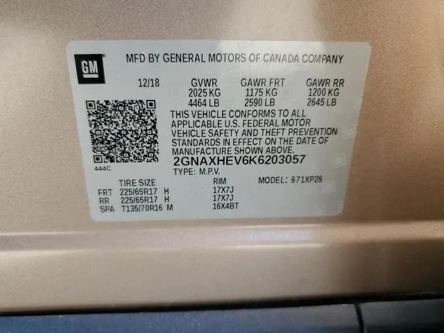 2019 CHEVROLET EQUINOX LS  