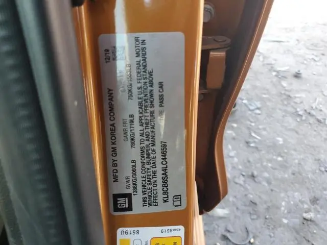 2020 CHEVROLET SPARK LS  