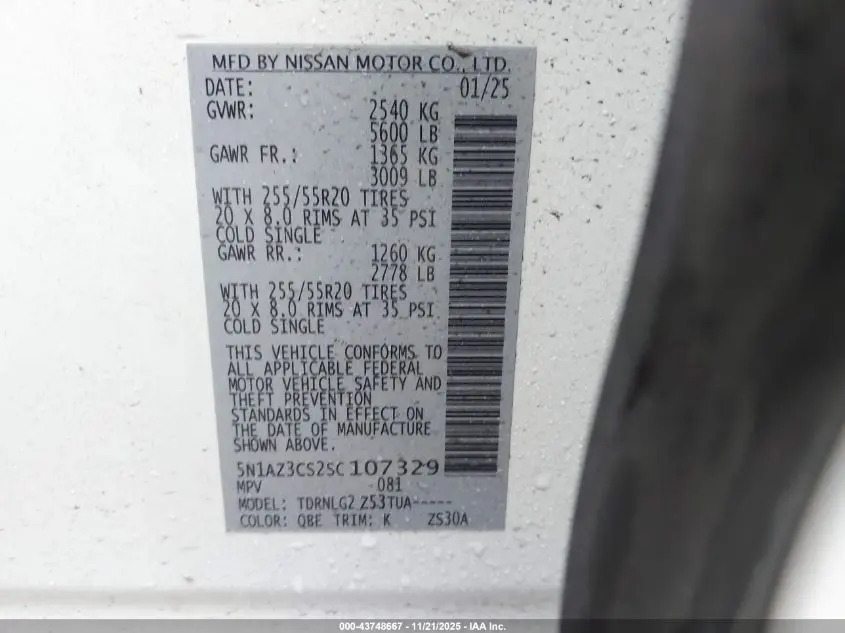 2025 NISSAN MURANO SL