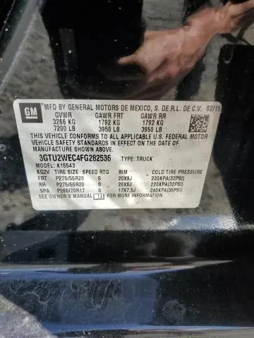 2015 GMC SIERRA K1500 DENALI  