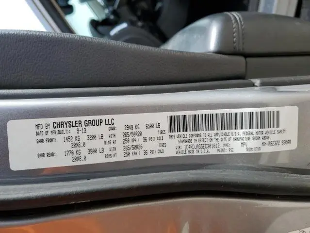 2014 DODGE DURANGO SXT
