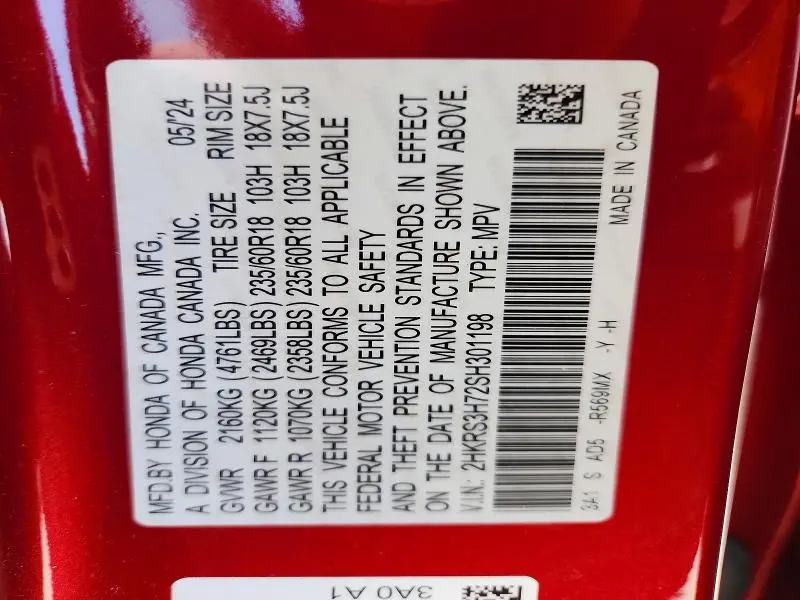 2025 HONDA CR-V EXL  