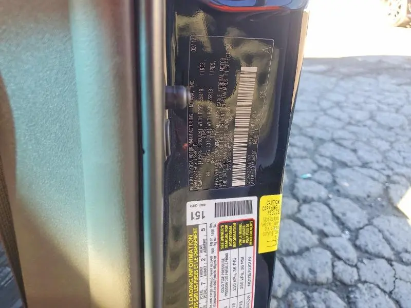 2017 TOYOTA SIENNA XLE 7-PASSENGER  