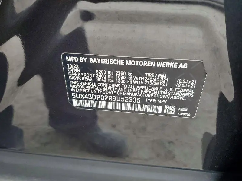 2024 BMW X3 SDRIVE30I  