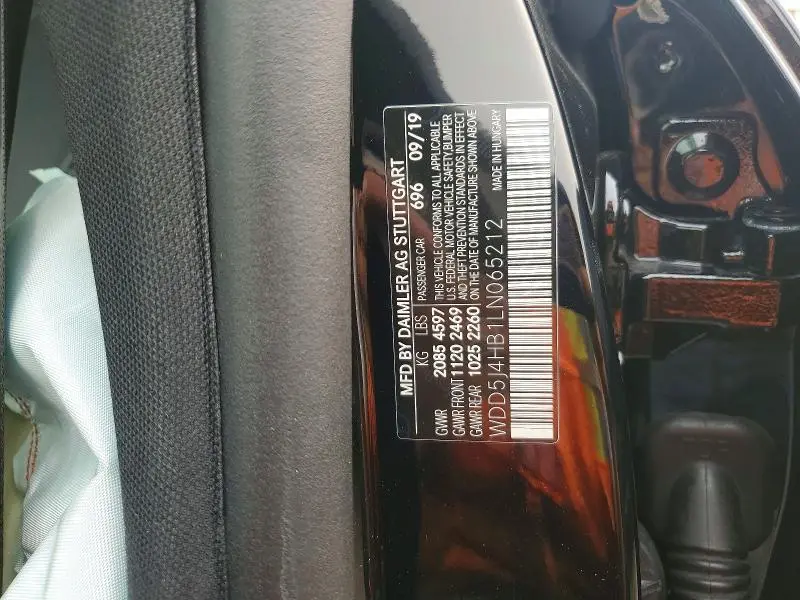 2020 MERCEDES-BENZ CLA 250 4MATIC  