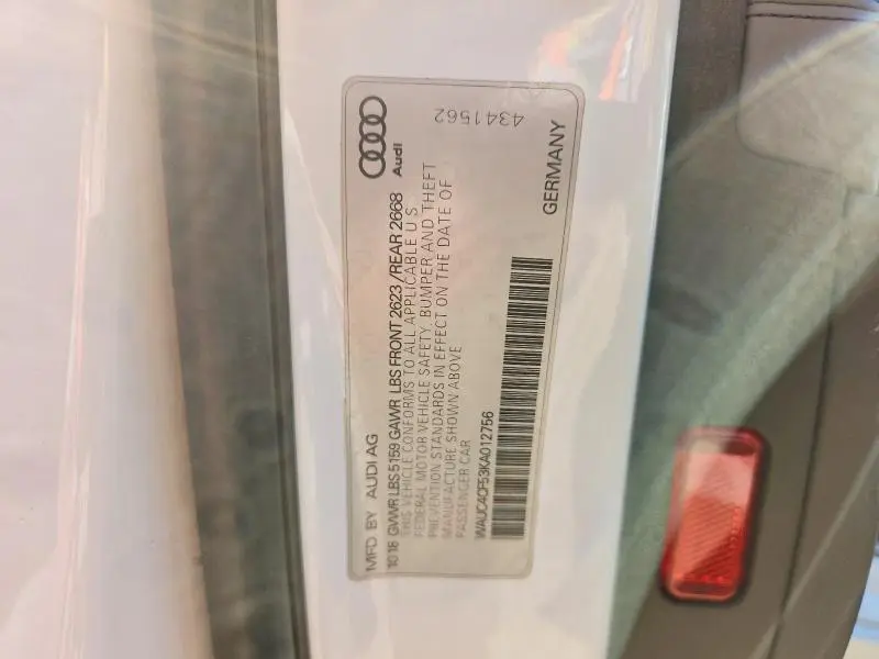 2019 AUDI S5 PRESTIGE  