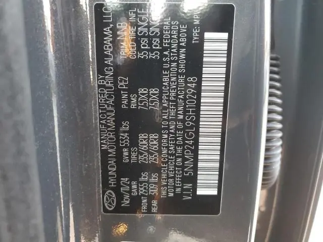 2025 HYUNDAI SANTA FE SEL  