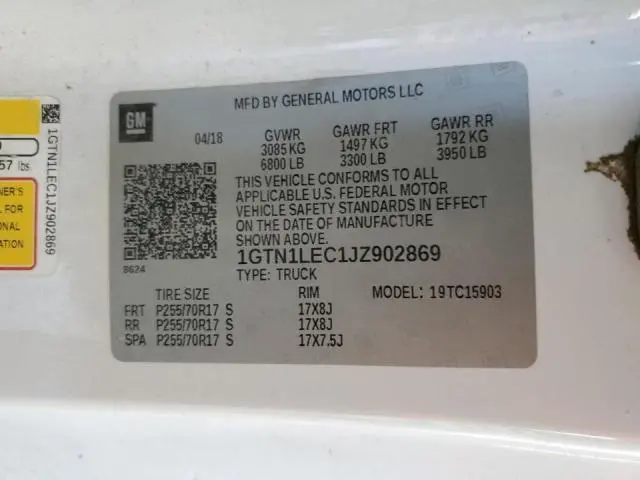 2018 GMC SIERRA C1500  