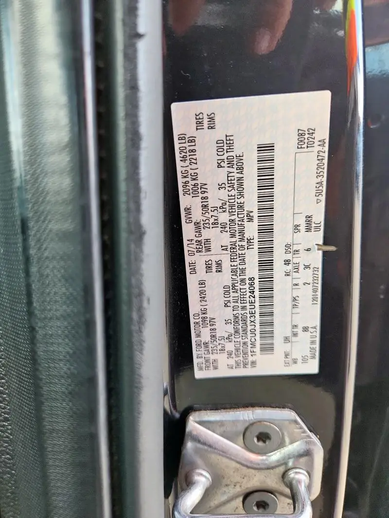 2014 FORD ESCAPE TITANIUM  