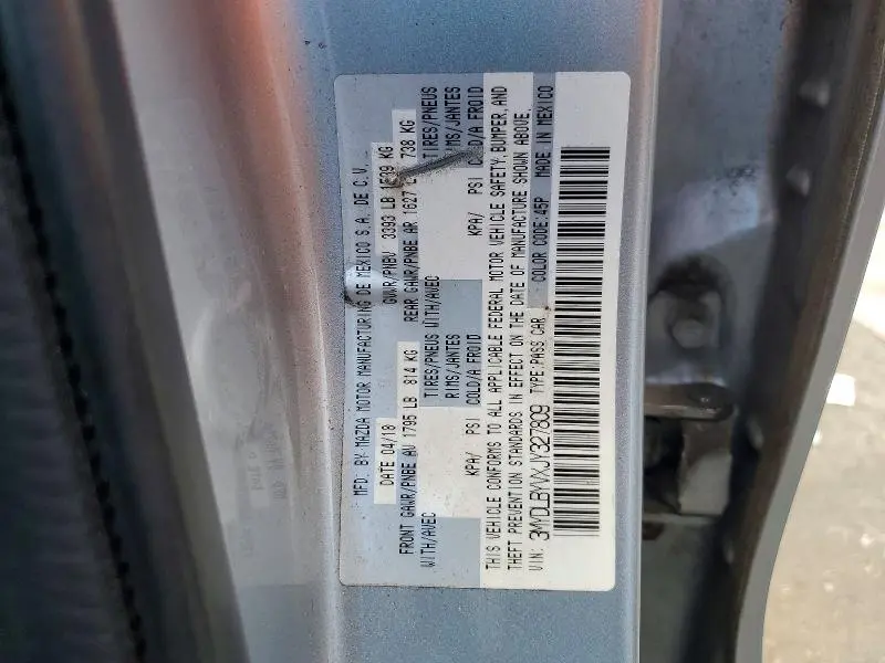 2018 TOYOTA YARIS IA BASE  
