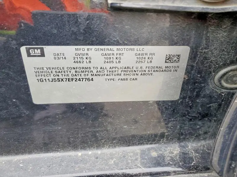 2014 CHEVROLET MALIBU LTZ  