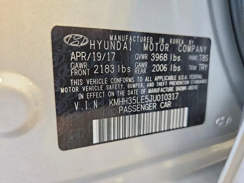 2018 HYUNDAI ELANTRA GT BASE  