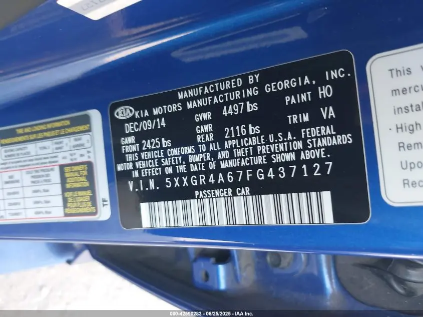 2015 KIA OPTIMA SX TURBO