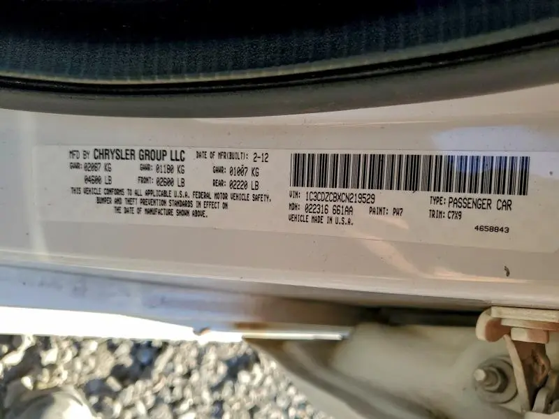 2012 DODGE AVENGER SXT  