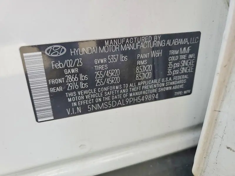 2023 HYUNDAI SANTA FE CALLIGRAPHY  