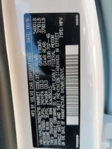 2019 VOLVO XC60 T6 INSCRIPTION  