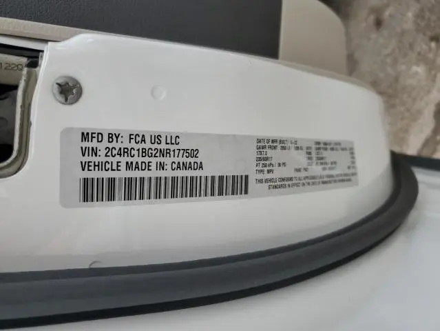 2022 CHRYSLER PACIFICA TOURING L  