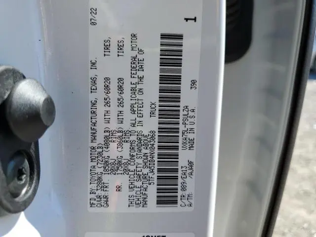 2022 TOYOTA TUNDRA CREWMAX LIMITED  
