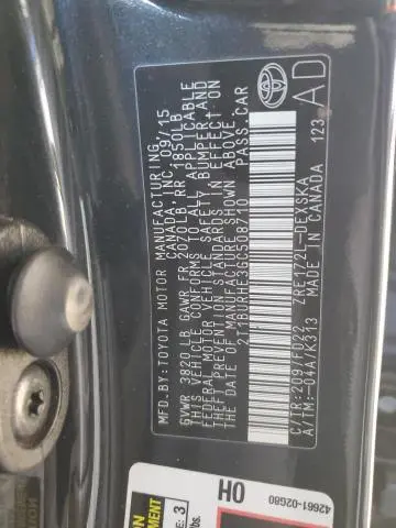 2016 TOYOTA COROLLA L  