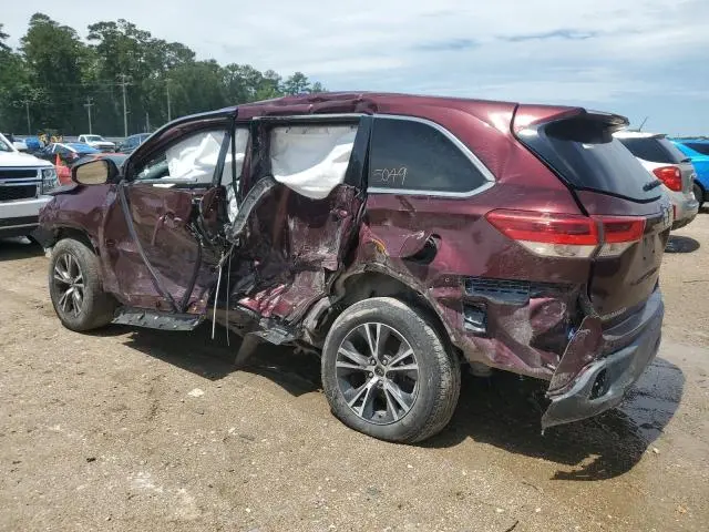 2019 TOYOTA HIGHLANDER LE  